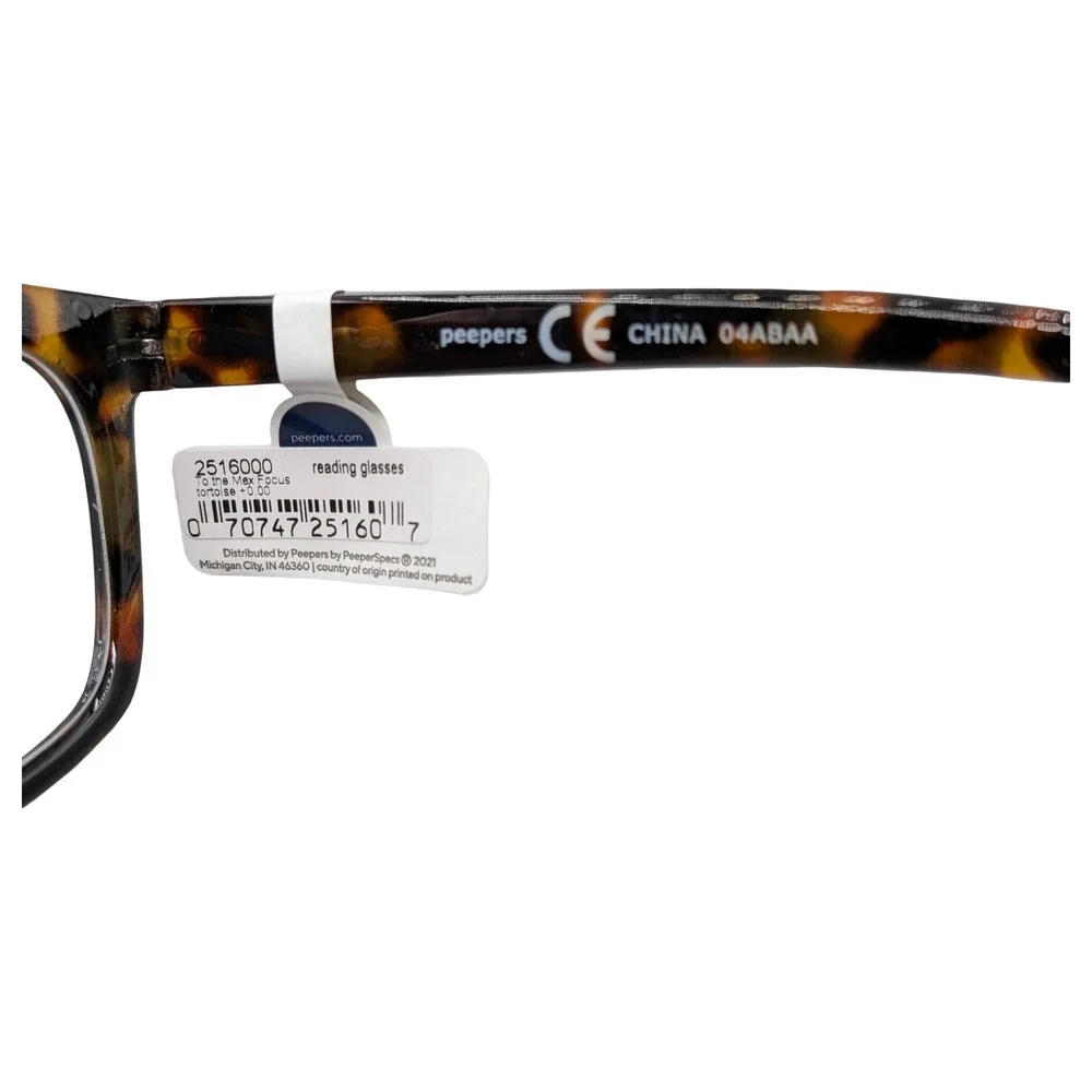 Peepers To the Max Focus Blue Light Filtering Glasses Tortoise +0.00‎ 2516000